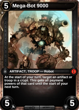 Mega-Bot 9000: the card this item changes