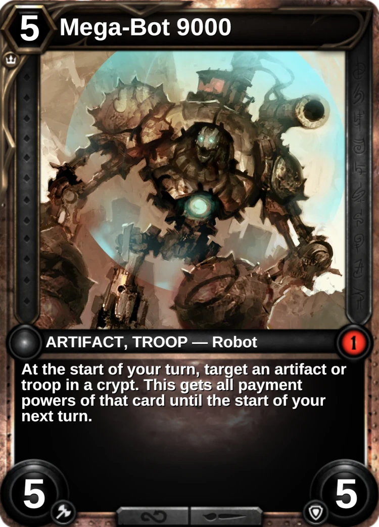 Mega-Bot 9000: the card