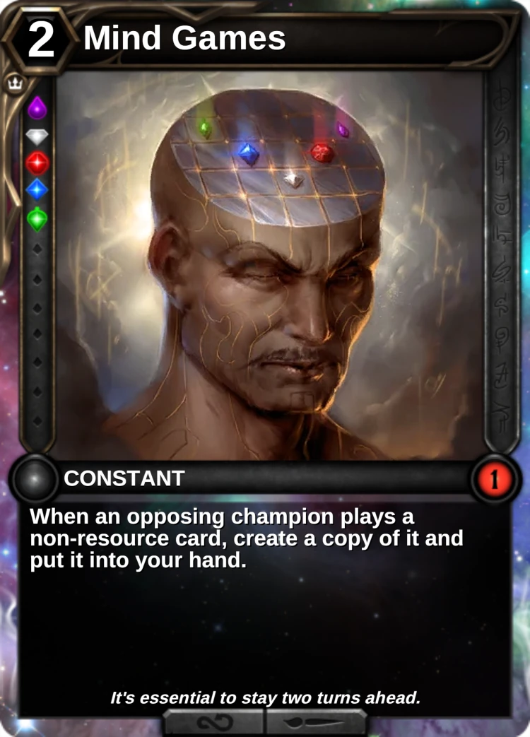 Mind Games: the card