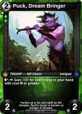 Puck, Dream Bringer: printing in Shards of Fate