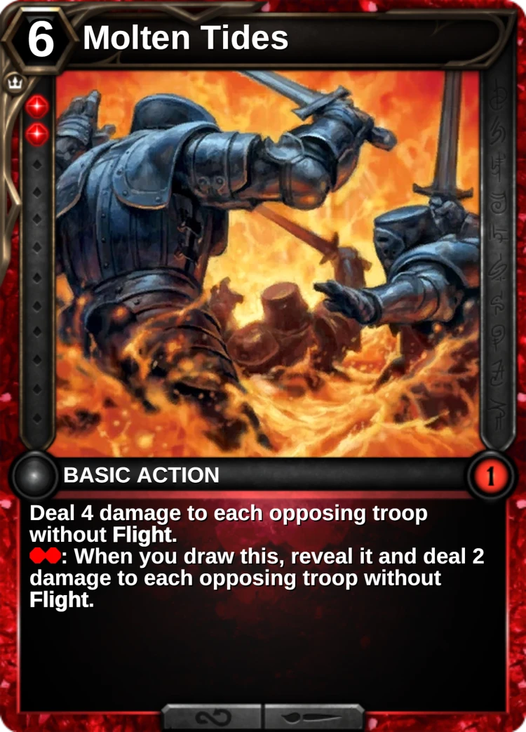 Molten Tides: the card