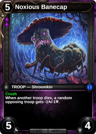 Noxious Banecap: the card this item changes
