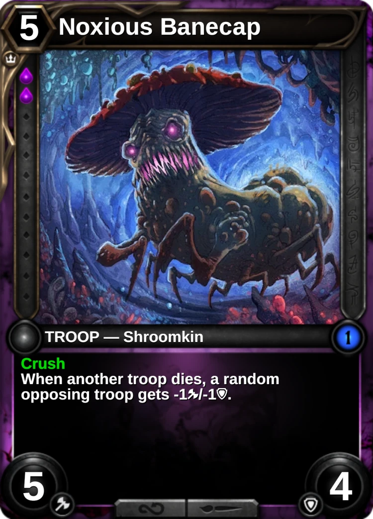 Noxious Banecap: the card