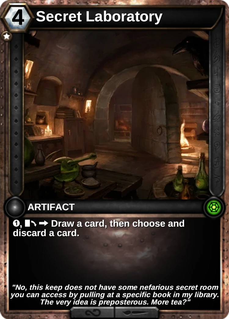 Secret Laboratory: the card