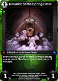 Ritualist of the Spring Litter: printing in Shards of Fate