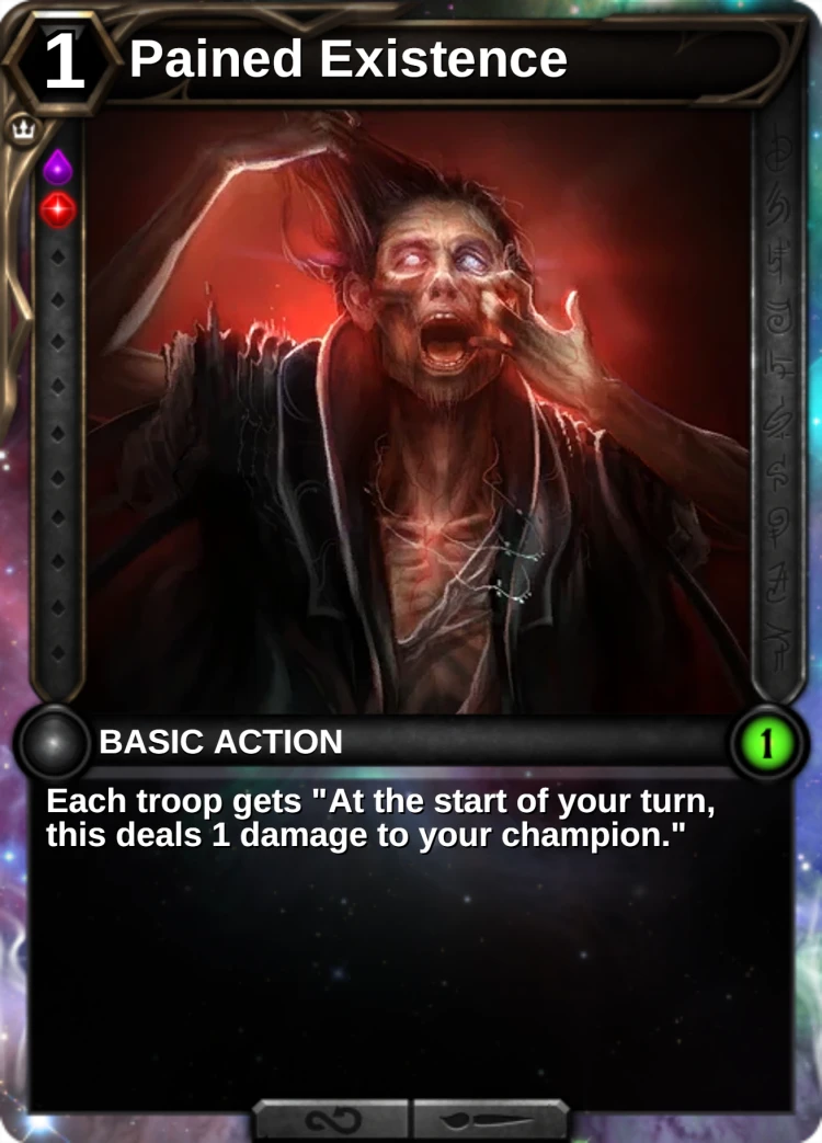 Pained Existence: the card