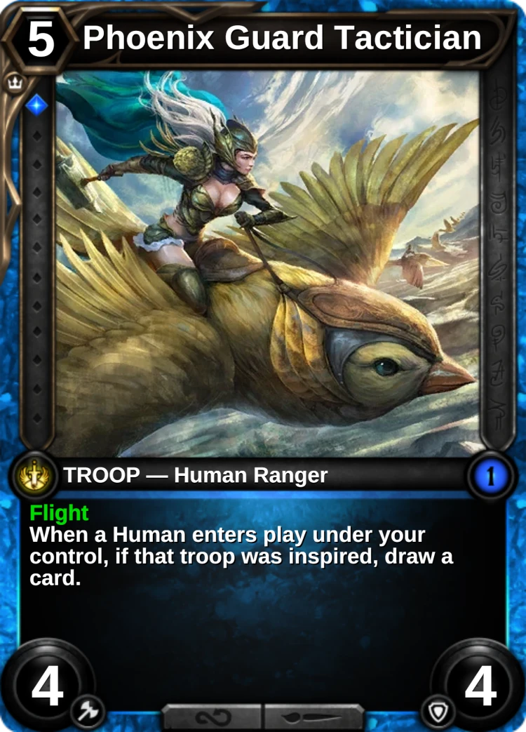 Phoenix Guard Tactician: the card