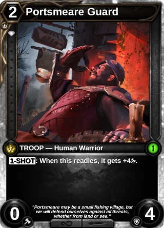 Portsmeare Guard: the card this item changes