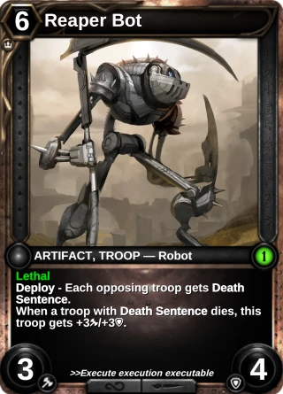 Reaper Bot: the card this item changes