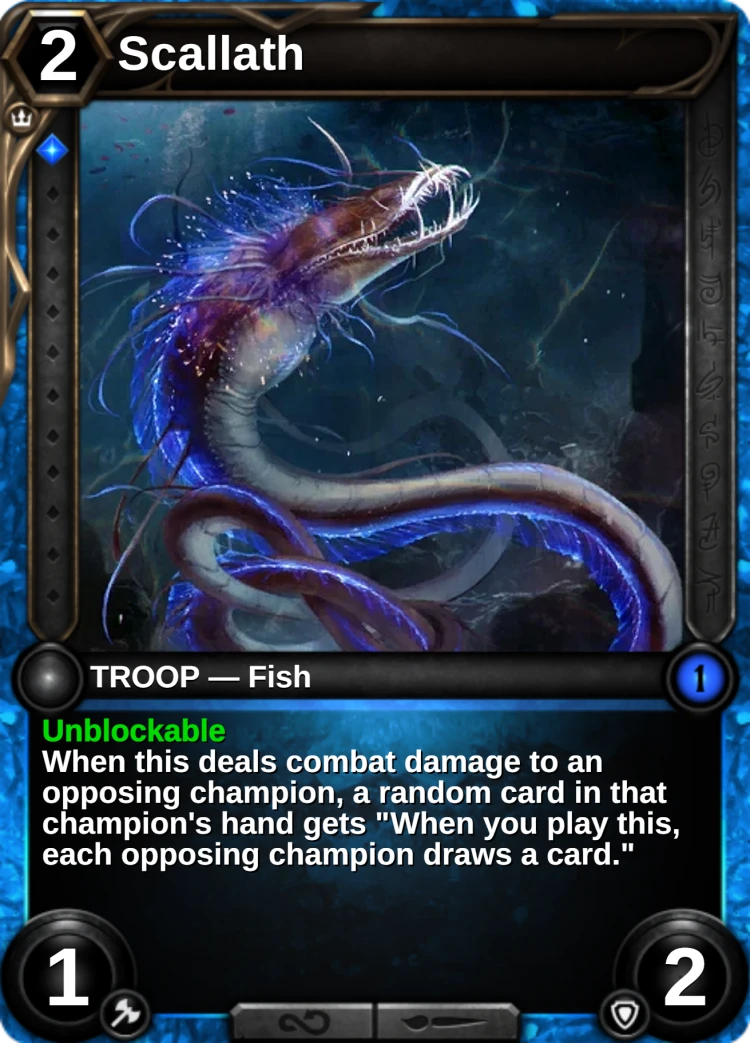 Scallath: the card