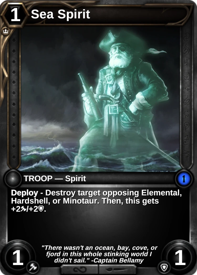 Sea Spirit: the card