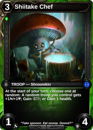 Shiitake Chef: the card this item changes