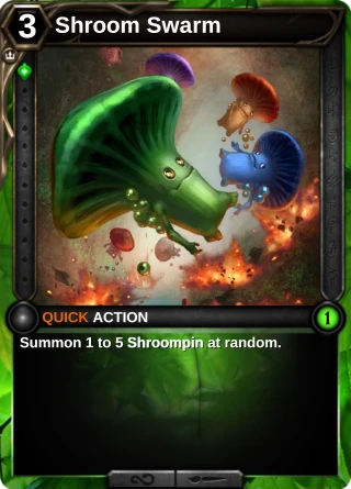 Shroom Swarm: the card this item changes