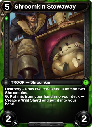Shroomkin Stowaway: the card this item changes