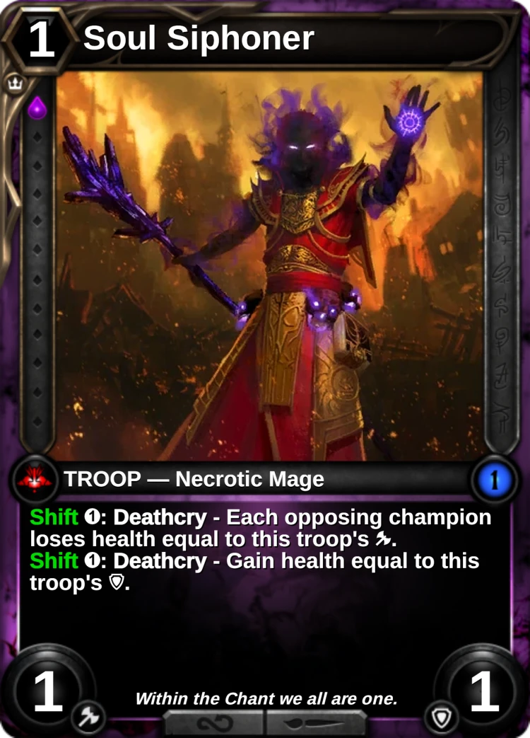 Soul Siphoner: the card
