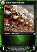 Shin'hare Militia: printing in Shards of Fate