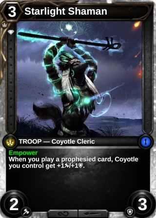 Starlight Shaman: the card this item changes