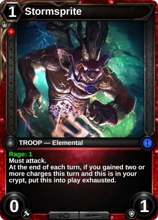 Stormsprite: the card this item changes