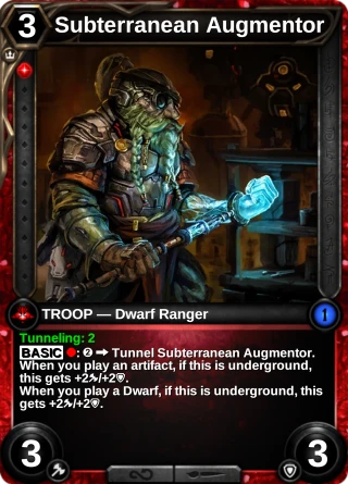 Subterranean Augmentor: the card this item changes