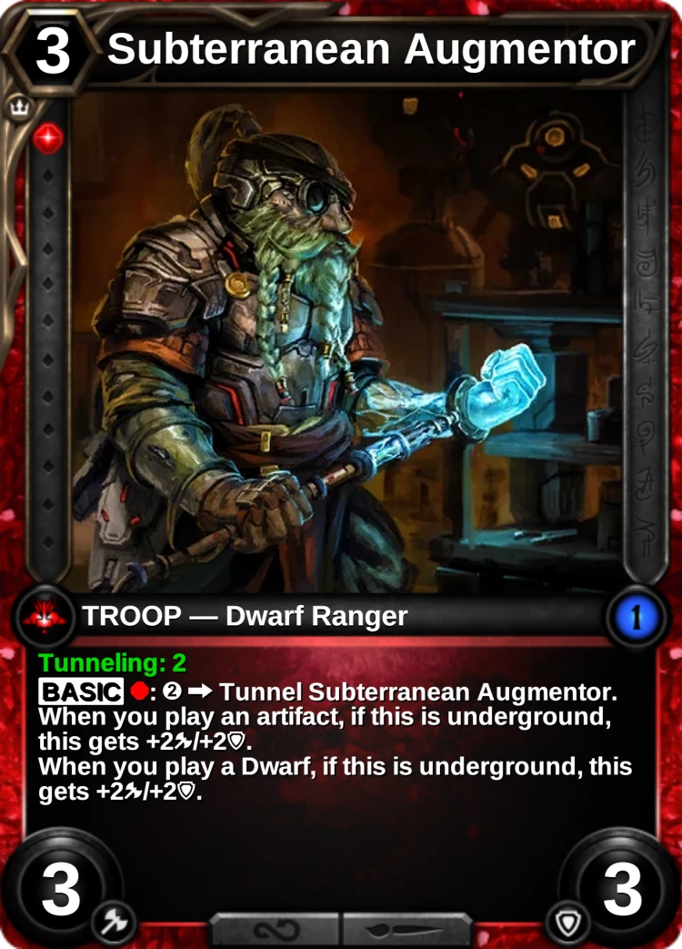 Subterranean Augmentor: the card