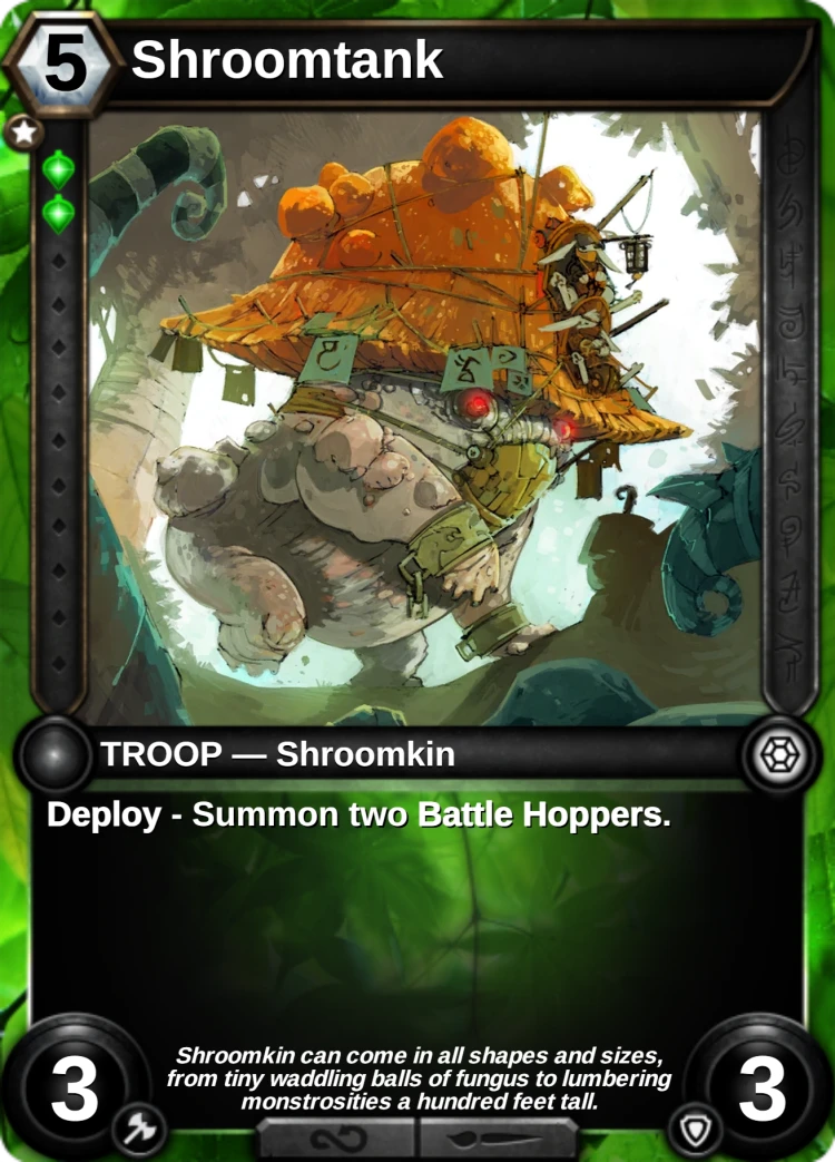 Shroomtank: the card