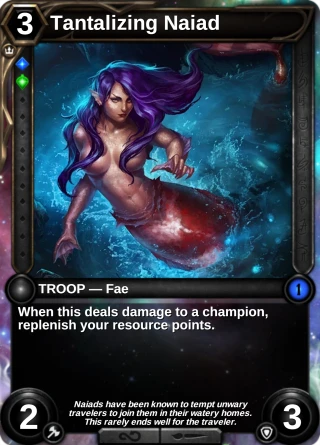 Tantalizing Naiad: the card this item changes