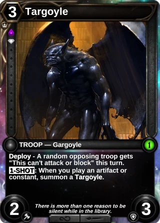 Targoyle: the card this item changes