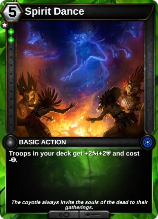 Spirit Dance: the card this item changes