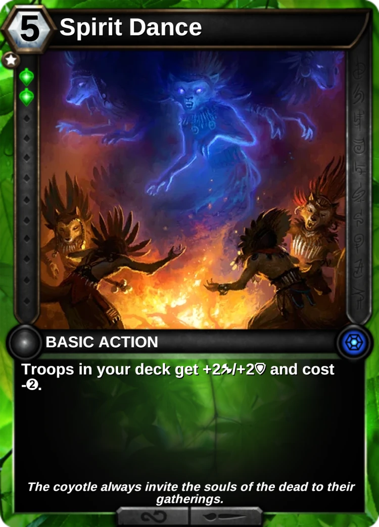 Spirit Dance: the card
