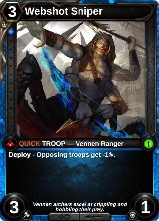 Webshot Sniper: the card this item changes