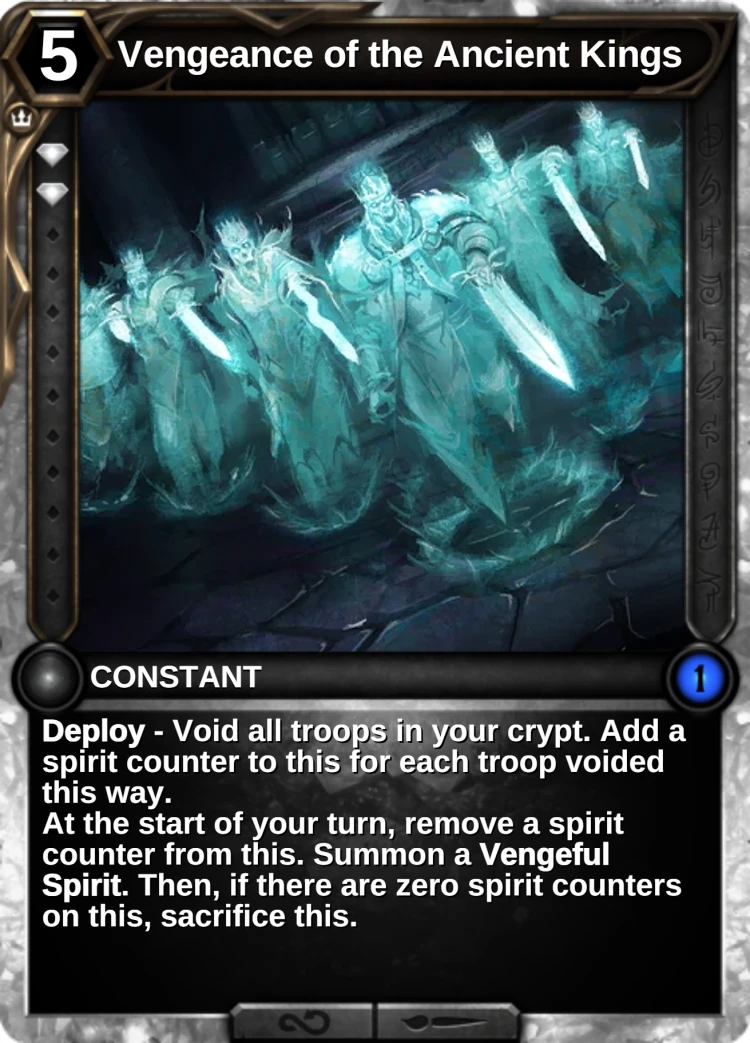 Vengeance of the Ancient Kings: the card