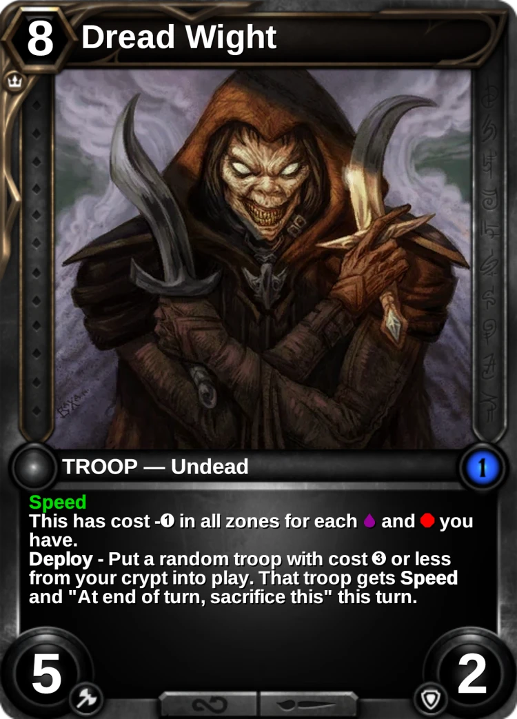 Dread Wight: the card