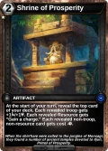 Shrine of Prosperity: printing in Shards of Fate