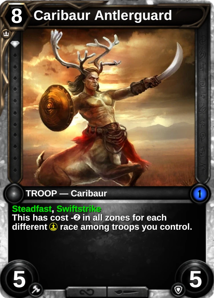 Caribaur Antlerguard: the card