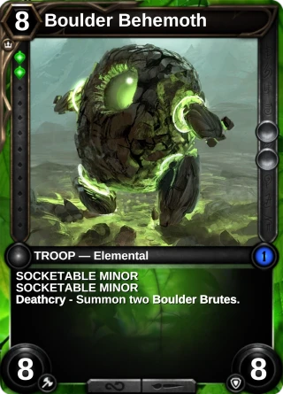 Boulder Behemoth: the card this item changes
