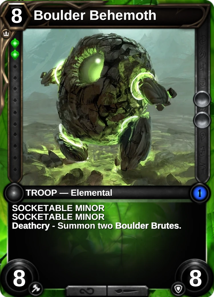 Boulder Behemoth: the card