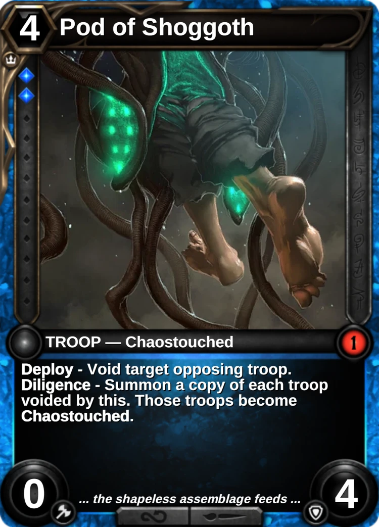 Pod of Shoggoth: the card