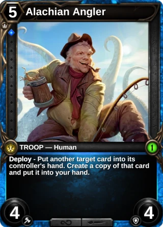 Alachian Angler: the card this item changes