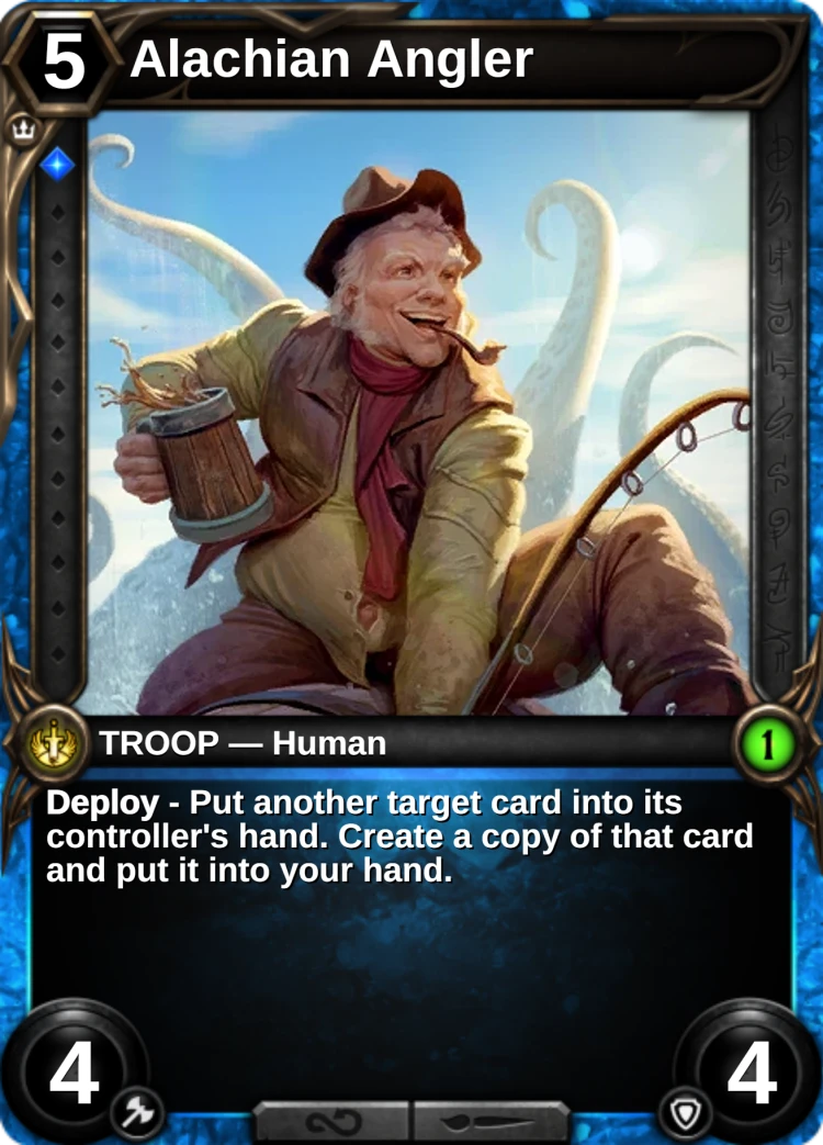 Alachian Angler: the card