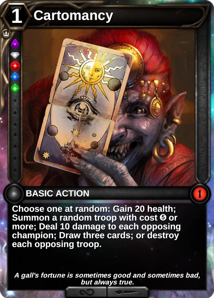 Cartomancy: the card
