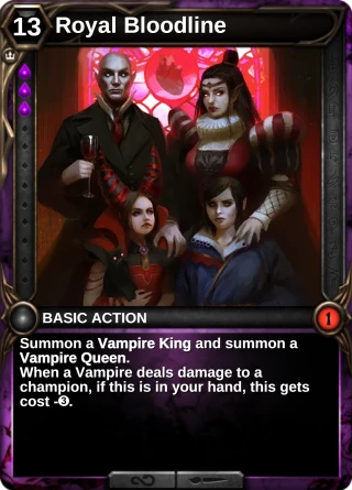 Royal Bloodline: the card this item changes