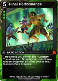 Final Performance: pve in PvE Promos (Dead of Winter era)