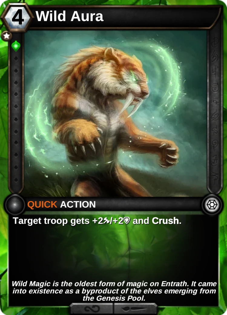 Wild Aura: the card