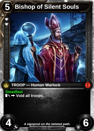 Bishop of Silent Souls: the card this item changes