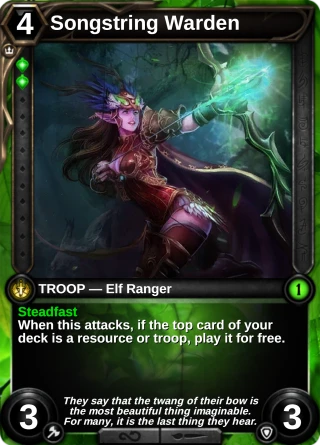 Songstring Warden: the card this item changes