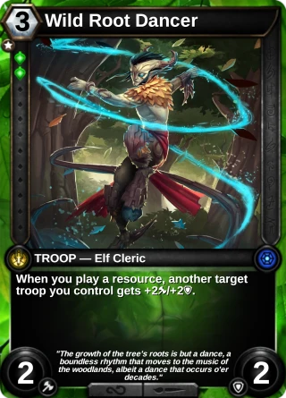 Wild Root Dancer: the card this item changes