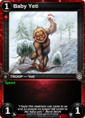 Baby Yeti: alternate art in Shards of Fate