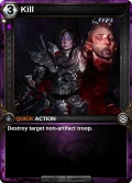 Kill: alternate art in Shards of Fate