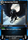 Menacing Gralk: alternate art in Shards of Fate