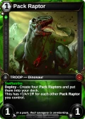 Pack Raptor: alternate art in Shards of Fate